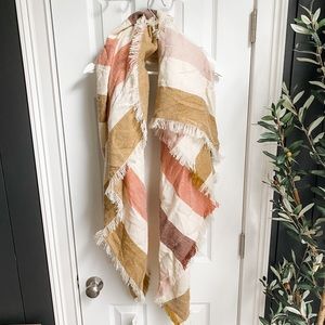 Madewell Bold Stripe Blanket Scarf